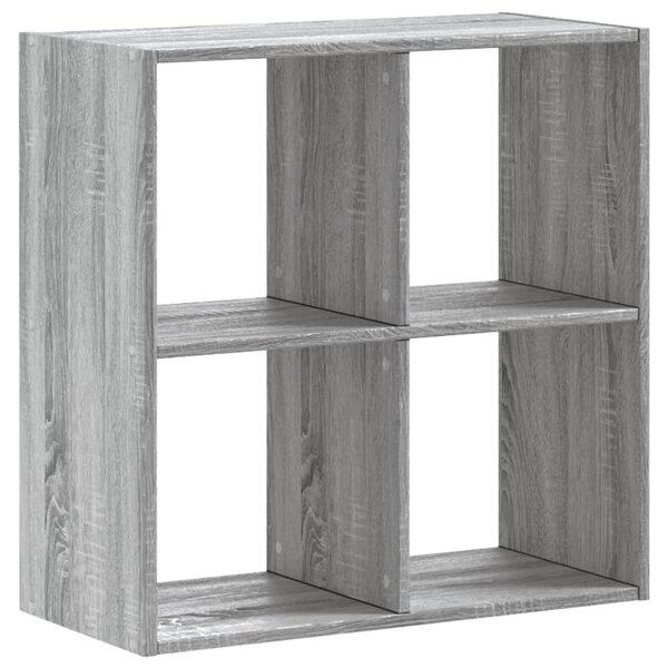 vidaXL Bibliothèque sonoma gris 68 5x32x68 5 cm bois d'ingénierie