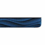 vidaXL Coussins de Matelas Blanc et bleu 100 x 200 cm