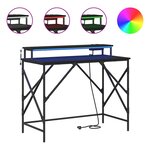 vidaXL Bureau Chêne noir 100 x 50 x 86.5 cm Bois d'ingénierie