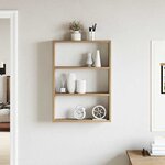 vidaXL Étagère murale chêne artisanal 43x9x60 cm bois d'ingénierie