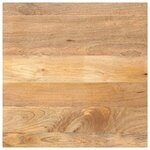 vidaXL Dessus de table 70x70x2 5 cm carré bois massif manguier
