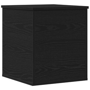 Boîte de rangement vidaXL en chêne noir 40x42x46 cm en bois d'ingénierie