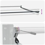 vidaXL Cadre de store rétractable électrique Anthracite 3 5 x 2 m