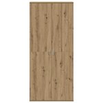 vidaXL Buffet chêne artisanal 80 x 35 x 180 cm Bois d'ingénierie