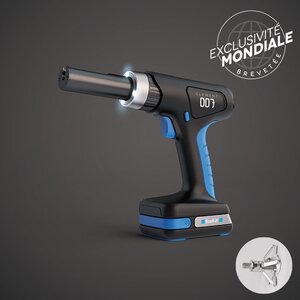 Outil de pose sans batterie ni chargeur element pour chevilles corps creux m4 - m8