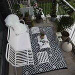 Esschert Design Tapis d'extérieur 120x186 cm Graphique OC12