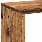 vidaXL Étagère séparatrice de pièce vieux bois 69 5x29x69 5 cm