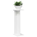 vidaXL Support de Plante 2 pièces Blanc 25 x 25 5 x 80 5 cm