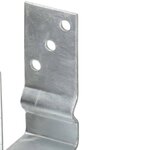 vidaXL Piquets de clôture 6 Pièces Argenté 7x6x15 cm Acier galvanisé