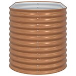vidaXL Jardinière surélevée Marron 160 x 80 x 81 cm Acier