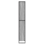 vidaXL Bibliothèque 2 Pièces Gris Sonoma 80 x 30 x 155 cm