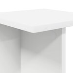 vidaXL Support de Plante 2 pièces Blanc 25 x 25 5 x 100 5 cm