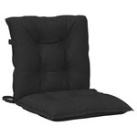 vidaXL Ensemble de coussins pour chaise à dossier bas 2 Pièces