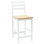 vidaXL Chaises de salle à manger 2 Pièces Blanc 40 x 47 5 x 99 5 cm