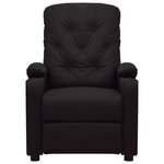 vidaXL Fauteuil inclinable électrique Noir Similicuir