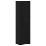 vidaXL Haut Armoire 2 Pièces Chêne noir 50 x 42 5 x 185 cm