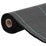 vidaXL Membrane anti-mauvaises herbes noir 1 5x50 m PP
