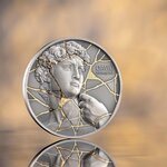 Pièce de monnaie en Argent 2000 Francs g 62.2 (2 oz) Millésime 2025 Kintsugi Art DAVID