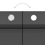 vidaXL Évier de cuisine fait main Noir Acier inoxydable