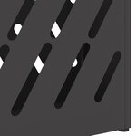 vidaXL Porte-parapluie Noir 28 x 12 x 41 cm Acier