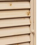 vidaXL Abri de jardin Naturel 59 x 56 x 113 5 cm Bois de Sapin Massif