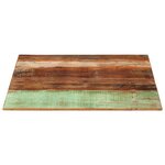 vidaXL Dessus de table carré 80x80 cm 15-16 mm Bois de récupération
