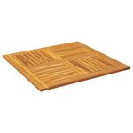 vidaXL Dessus de table 90x90x2 2 cm carré bois massif d'acacia