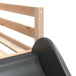 vidaXL Lit superposé avec toboggan et échelle sans matelas 90x190 cm