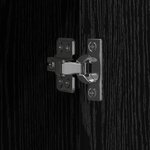 vidaXL Cabinet de Bureau Chêne noir 60 x 32 x 153 Bois d'ingénierie