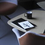 Bloc agrafé Rhodia N°19 21x31 8 cm 80 feuillets ligné avec marge 80g - Noir RHODIA