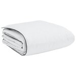 vidaXL Duvet d'hiver Blanc 200 x 240 cm Polyester Pêche 105gsm