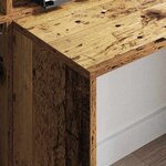 vidaXL Bureau Bois ancien 138.5 x 55 x 143 cm Bois d'ingénierie