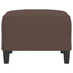 vidaXL Repose-pied Marron 70x55x41 cm Similicuir