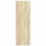 vidaXL Buffet chêne sonoma 40x41x124 cm bois d'ingénierie