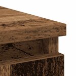 vidaXL Buffet avec tiroirs vieux bois 71x35x84 cm bois d'ingénierie