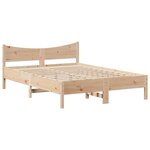 vidaXL Cadre de lit avec tiroirs 120x190 cm bois de pin massif
