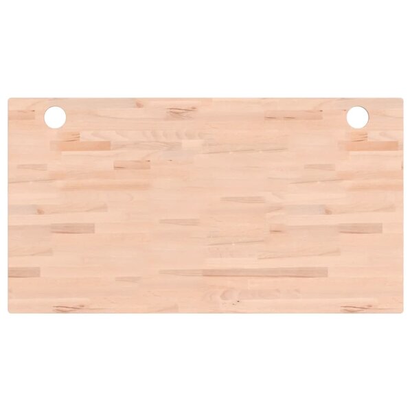 vidaXL Dessus de bureau 110x60x2 5 cm bois massif de hêtre