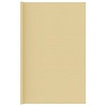 vidaXL Tapis de tente 300x600 cm Beige