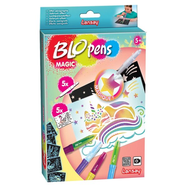 Magic - Set de feutres magique a soufler