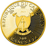 Pièce de monnaie en Argent 500 Francs g 17.50 Millésime 2025 Flowers in Painting BOUQUET OF FLOWERS