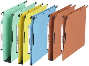 Boite de 25 dossiers suspendus az pour armoire azv fond 30mm vert tilleul L'OBLIQUE AZ