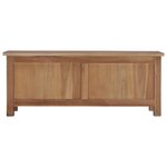 vidaXL Meuble TV 90x30x35 cm Bois de teck massif