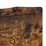 vidaXL Tête de lit Chêne fumé 180 cm Bois d'ingénierie