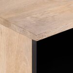 vidaXL Meuble TV 100x34x46 cm bois massif de manguier