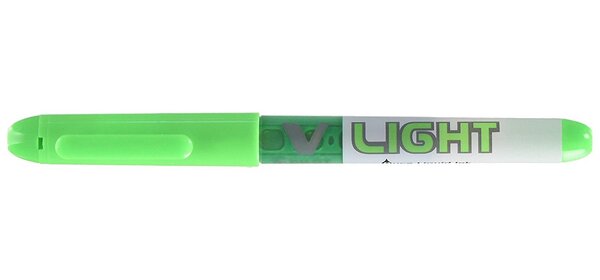 Surligneur de poche V-Light pointe biseautée encre liquide Vert PILOT