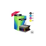 Compatible Brother LC1280XLVALBP Pack 5 cartouches Noir/coul (Neptune)