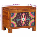 vidaXL Boîte de Rangement Multicolore 50 x 30 x 40 cm