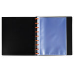 Protège-documents À Anneaux Avec Pochettes Détachables - 60 Vues Exactive - A5 - Noir - X 6 - Exacompta