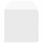 vidaXL Meuble TV mural 78 5 x 31 x 30 cm Blanc brillant