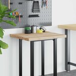 vidaXL Dessus de bureau non traité 80x60x4 cm bois d'acacia massif